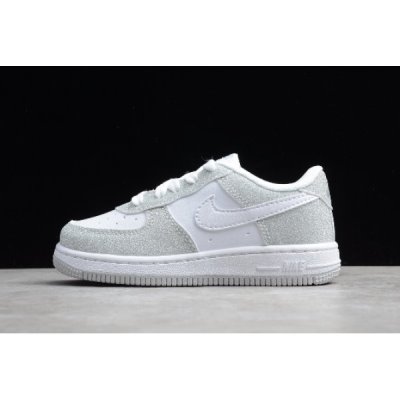 Nike Çocuk Air Force 1 '07 Low Beyaz / Gümüş Kaykay Ayakkabı Türkiye - RX5DIN2O